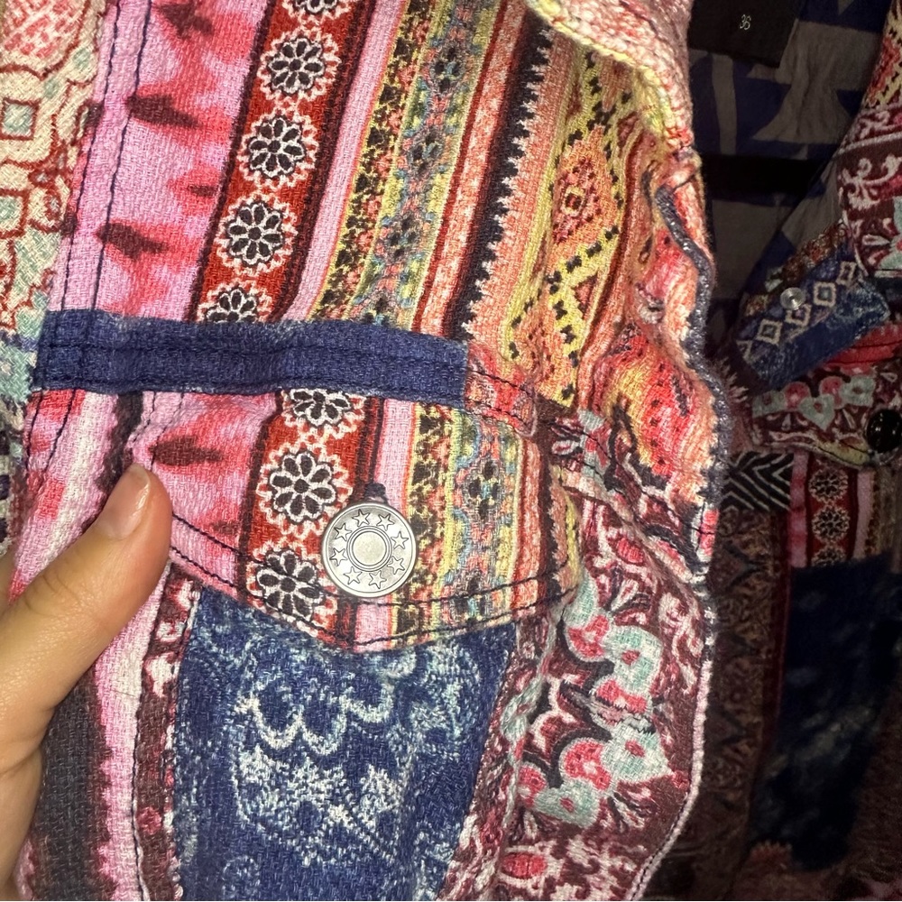 Desigual Patchwork Colorful Jacket - image 4